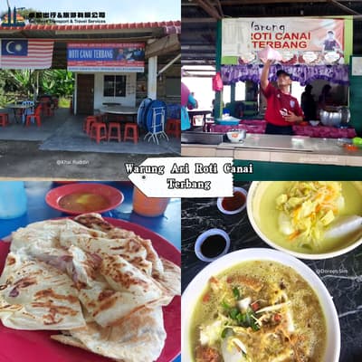 Warung Ari Roti Canai Terbang 东甲 — 飞天 Roti Canai 表演与美食